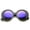 Black / Purple Mirror, variant on sunglassLA Unisex Womens High Fashion Chunky Colored Mirror Round Oversize Sunglasses (Black / Purple Mirror) - 50mm