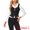 Black, variant on DARING DIVA Women's Faux Suede Vest Lace Up Party Sleeveless Jacket XS Black