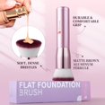 thumbnail image 2 of DUcare Foundation Brush for Liquid Makeup, Flat Top Kabuki Makeup Brushes Liquid Blending Mineral Powder Buffing Stippling Makeup Tools, Purple, 2 of 8