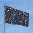 thumbnail image 2 of Kll Colorful Flowers Flag 4x6 Ft Parade Party Flag Outdoor Flag Decorative Flag Banner Flags Garden Flag Home House Flags, 2 of 7