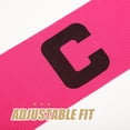 thumbnail image 3 of Football Armband C Word 6Pcs Rosy Color for Soccer Team Warmth Protection, 3 of 4