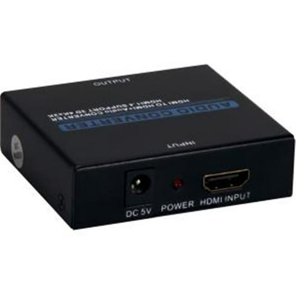 3K6389 HDMI 4K Audio De-Embedder&Extractor with HDMI Pass Through Port