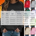 thumbnail image 4 of Dpjklzsn Women’s Halloween Rhinestone Ghost Sweatshirt, Loose Fit Long Sleeve Crewneck Pullover Top, Polyester Blend Casual Fall Shirt, 4 of 6