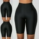 thumbnail image 2 of Pantalones cortos Prolriy para mujer, para entrenamiento, gimnasio, cintura alta, para ciclismo, yoga, leggings deportivos de moda, elásticos, informales, color negro, talla S, 2 of 7