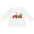 thumbnail image 3 of Inktastic Santa on Christmas Tractor Boys or Girls Long Sleeve Toddler T-Shirt, 3 of 5