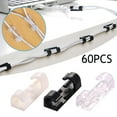 thumbnail image 1 of WREESH Wire Organizer Fixed Clip Card Network Cable Data Cable Buckle 60PCS, 1 of 9