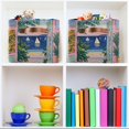 thumbnail image 6 of Yayeee Canvas Storage Basket with Handles for Shelves Fabric Bins Closet Organizer, Colorful Seaside, 6 of 8