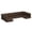 Coffee brown, variant on 14-Piece Outdoor Cushions, Dark Green Outdoor Patio Replacement Cushion, Water-Resistant Patio sofa Cushions, Outdoor Cushion for 6- Seat, Liner&Cover