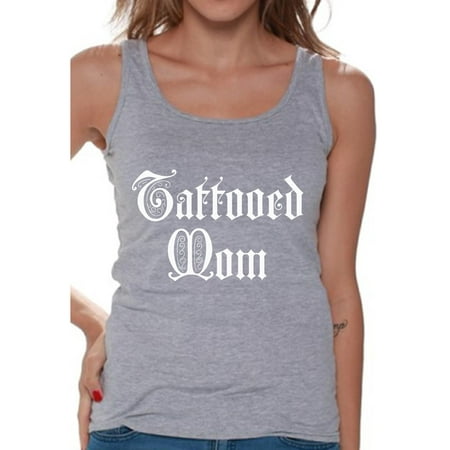 Awkward Styles Tattooed Mom Tank Top for Women Inked Mom Tank Top Women's Tatted Sleeveless Shirt Summer Workout Clothes Cool Mom Gifts Best Mom Ever Tank Top Tatted Mom Tank Tattoo (Top 5 Best Shoulder Workouts)