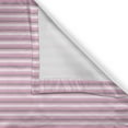 thumbnail image 4 of Ambesonne Geometric Valance Pack of 2, Pink Tones Stripes, 42"X18", Pink Grey White, 4 of 5