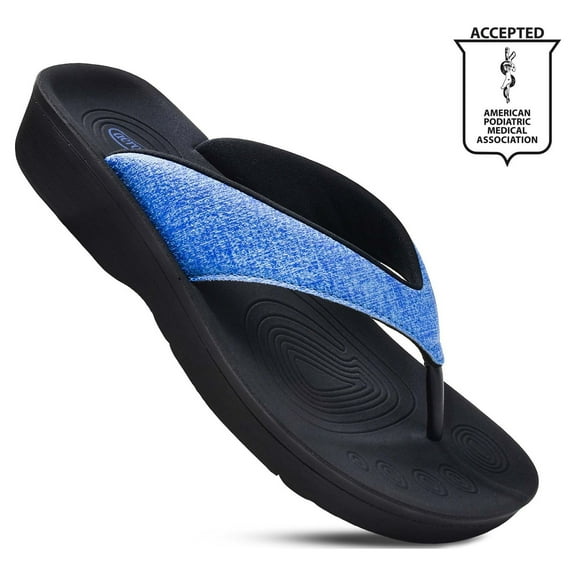 Aerothotic Women's Mellow Vibe Orthotic Comfortable Flip Flops Sandal