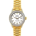 thumbnail image 1 of Pre-Owned Rolex Datejust 26MM 69178 White Diamond Dial Diamond Bezel 18K Yellow Gold President Bracelet 1.2ct, 1 of 7