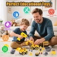 thumbnail image 4 of Juego de taladros LUDILO DIY Stem Toys para 4 camiones de construcción, 4 of 8