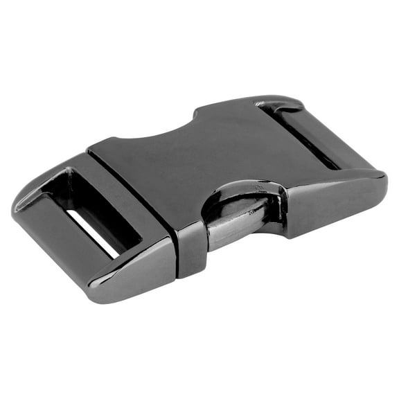 5 - 1 inch Gunmetal Aluminum Side Release Buckles