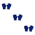 thumbnail image 1 of Guantes sin dedos Jumpingount tejido artesanal térmico invierno Color sólido, 1 of 6