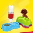 thumbnail image 3 of BESTSKY Small Dog Bowls,Easy to Clean Cat Food Bowls,Detachable Bottle Feature Cat Food Bowl,Yellow, 3 of 7