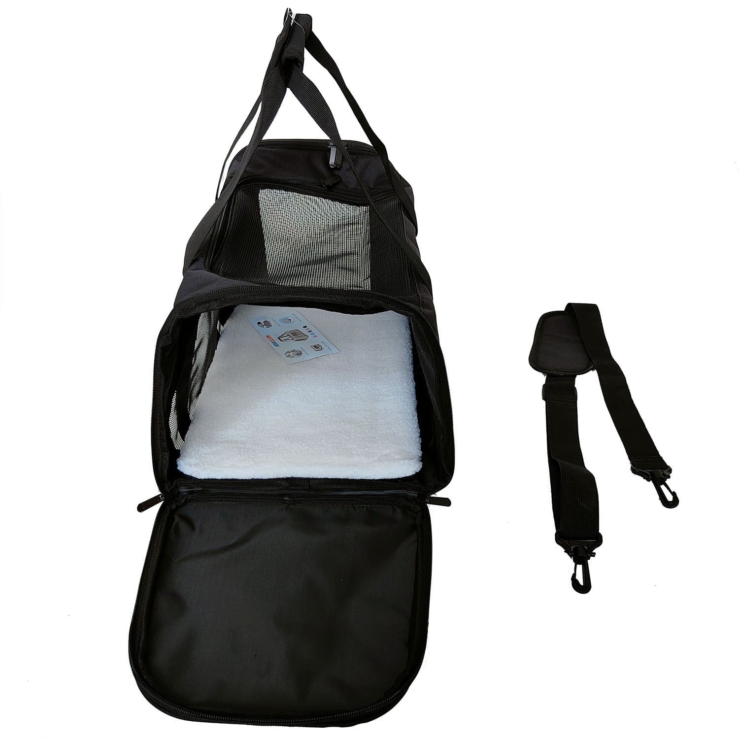 Pefilos 18" TSA Airline Approved Cat Dog Carriers Pet Carrier for Small Medium Cats Dogs Puppies Portable Dog Travel Carrier, Black Pefilos 18" TSA Airline Approved Cat Dog Carriers Pet Carrier for Small Medium Cats Dogs Puppies Portable Dog Travel Carrier, Black