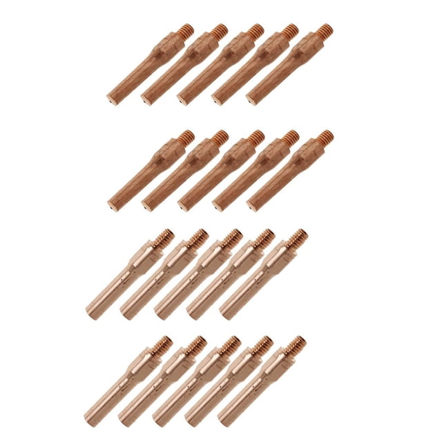 10 piezas 0,8mm + 10 piezas 1,0mm Yotijar Boquilla de contacto de soldadura MIG