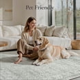 thumbnail image 5 of KUETH 8'x10' Area Rugs for Living Room, Non Slip Machine Washable Vintage Indoor Rug, Low Pile Chenille Print Rug for Bedroom Dining Room Home Office, 5 of 9
