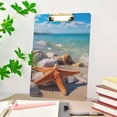 thumbnail image 7 of Seastar on Beach Acrylic Clipboards A4 Standard Letter Size Clipboard 12.5" X 9" Clip Board for Students Teacher Office, 7 of 7