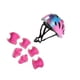 thumbnail image 2 of Bearachild Casco con ruedas para niños, equipo de protección deportivo ajustable para niños pequeños, rodillera, codera, protectores, patinete Type2 NO2, 2 of 6