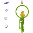 thumbnail image 4 of EastVita Pet Parrot Swing Rings Toys Colorful Cotton Rope Rings Stand Bird Cage Accessories Decoration Supplies, 4 of 8