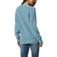 thumbnail image 3 of SWEATER PULLOVER CASUAL DE PUNTO RIBETEADO DE MANGA LARGA CON CUELLO EN V Y BOTONES PARA MUJERES CHIC TAMAÑO L AZUL, 3 of 6