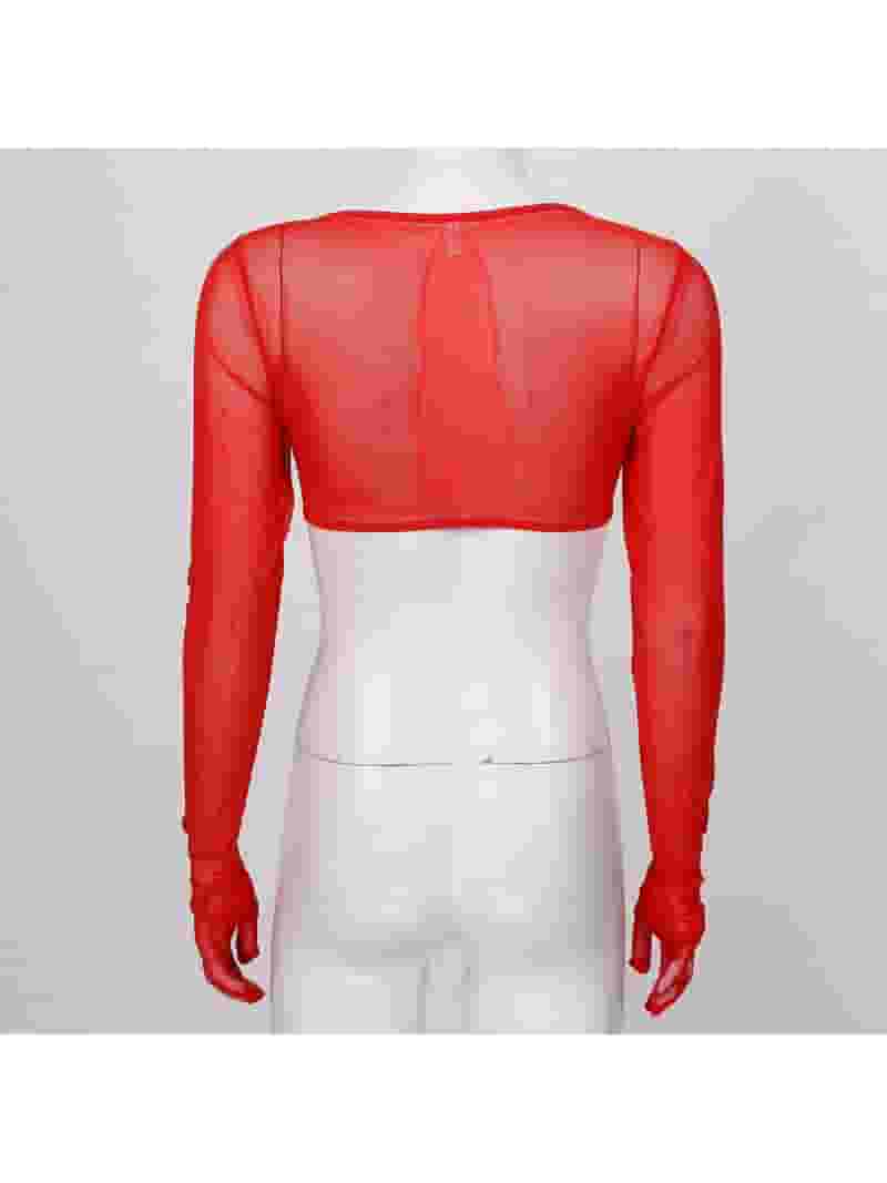 数量は多い Mesh See-through Womens YEAHDOR Gloves Cover Arm Beach Tops Clothing