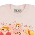 thumbnail image 3 of One Piece Shirt Men's Luffy and Chopper Cookies Short Sleeve Graphic Tee, 3 of 5