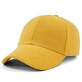 thumbnail image 2 of Solid Corduroy 100% Cotton Vintage Unisex Baseball Adjustable Polo Trucker Cap Hat Featuring Classic 6-Panel Ginger, 2 of 4
