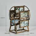 thumbnail image 3 of Rotating Windmills Wheel Picture Frame Photo Album Self Assembly Wedding Family Photograph Frame Home Desktop Decor A, 3 of 8