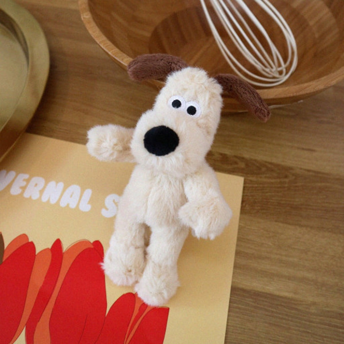 Wallace & Gromit Plush 5 Inch Gromit  Keychain