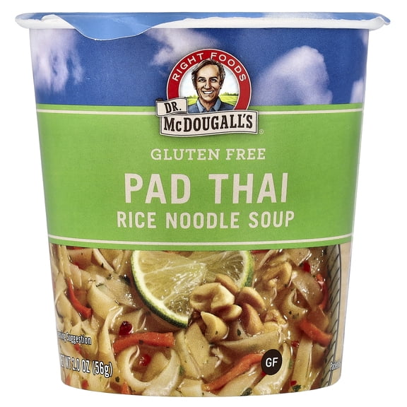 Dr. Mcdougall’s Pad Thai Vegan Noodle Soup, 2 oz