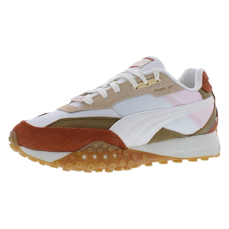 Puma Blacktop Rider Womens Shoes Size 7.5, Color: Warm White/Apple Cider