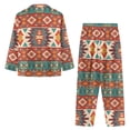thumbnail image 4 of Kuiaobaty Aztec American Tribal Pajamas for Womens Long Sleepwear Homewear Nightwear Matching Sets Lightweight Loungewear with Pockets, 2XL, 4 of 7