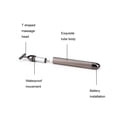 thumbnail image 3 of 24k Masajeador facial Stick Electric T Shape Beauty Bar Masajeador de alta vibración para estiramiento facial Antiarrugas Estiramiento de la piel Herramientas de masaje facial reafirmante facial Ecomeon no, 3 of 5