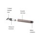 thumbnail image 3 of 24k Masajeador facial Stick Electric T Shape Beauty Bar Masajeador de alta vibración para estiramiento facial Antiarrugas Estiramiento de la piel Herramientas de masaje facial reafirmante facial Ecomeon no, 3 of 5