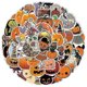 thumbnail image 1 of 50 pegatinas de calabaza de Halloween, pegatinas de vinilo impermeables para portátil, parachoques, patineta, botellas de agua, computadora, teléfono, divertida calabaza de Halloween., 1 of 5
