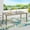 Gray, variant on Mainstays Dashwood Rectangle Steel Outdoor Dining Table, Black