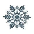 thumbnail image 1 of Christmas Tree Glitter Snowflake Pendant Gold Powder Snowflake Christmas Ornament Set, 1 of 2
