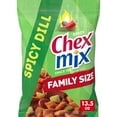 thumbnail image 2 of Chex Mix Spicy Dill Savory Snack Mix, Family Size, Snack Bag, 13.5 oz-2pk, With Olive Green Bowl By ValueNest, 2 of 10