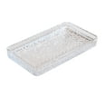 thumbnail image 3 of (3 pack) Better Homes & Gardens Hammered Glass Vanity Tray Organizer, Clear, 3 of 8