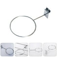 thumbnail image 3 of Weiweiguan 5pcs Wall Mount Ball Racks Basketball Display Rack Ball Holders (Silver), 3 of 6