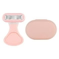 thumbnail image 2 of Maquinilla de afeitar para mujer Baoblaze 6 cuchillas con estuche de viaje rosado, 2 of 8