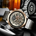 thumbnail image 4 of NEW Men Watches Brand CURREN Creative Fashion Chronograph Quartz Wristwatch Leather Strap Lumious Hands Waterproof Clock, 4 of 6