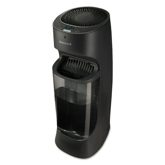 Honeywell Top Fill Tower Cool Mist Humidifier, 1.7 Gal, 9.8 w x 8.7 D X 24.7 H, Black