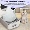 thumbnail image 7 of Cat Litter Box Liners, 40 Count Heavy Duty & Leak Proof -Unscented, Fits Most Standard Litter Boxes (13-15 Gallons), Easy Tie Handles, Extra Thick for Odor Control (2 Pack), 7 of 7