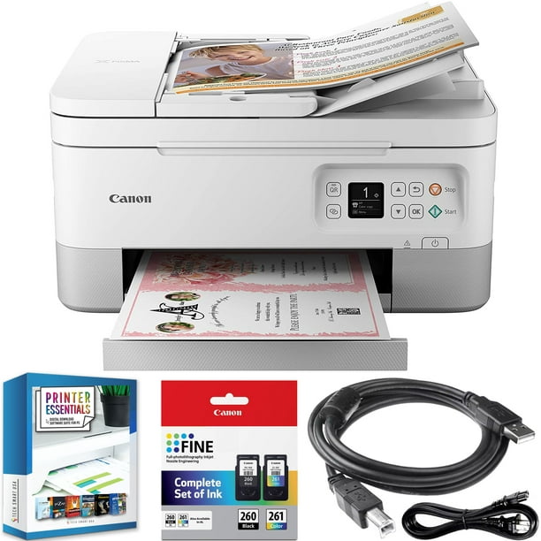 Courageous desirable Geometry Canon PIXMA TR7020 Inkjet All-In-One Wireless Printer For Photo and  Document Fast Printing w/ Copy & Scanner 4460C022 Home Office Bundle with  DGE High Speed USB Print Cable + Business Software Kit -