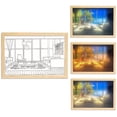 thumbnail image 1 of Lighting Painting Decoration, LED Glowing Photo Frame, 1 of 7