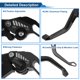 thumbnail image 4 of Palancas de freno y embrague cortas únicas para Suzuki GSX-8S 2023-2025, palanca de freno ajustable en 6 posiciones, aleación de aluminio, negro sólido, 1 par, 4 of 7